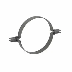 Hot dipped galvanized steel riser clamp designed to support vertical pipe runs in industrial piping systems. Fits 16 in pipe with a 2900 lb load capacity and 26 in overall length.