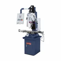 This variable-speed vertical milling machine is equipped with a 2 hp, 230V AC motor and an R8 spindle taper. It includes a digital readout (DRO) and X-axis powerfeed for enhanced accuracy and productivity. Suitable for precision milling, drilling, and boring operations in metalworking and fabrication settings