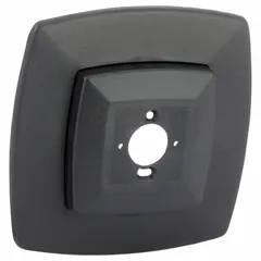 This wall mounting kit is designed for mounting pneumatic thermostats. It includes a power adaptor gasket and is constructed of black plastic. Compatible with Schneider Electric series thermostats.