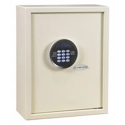 GLOBAL SAFE Hotel Safe: Digital Combo Lock, 0.66 cu ft Capacity, Steel - Hotel Safes