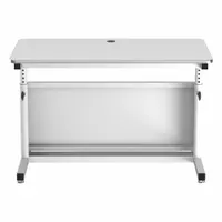 VERSADESK Standing Desk: White, Wood, 48 in Overall Wd, 30 in Overall Dp, 36 in Max Desktop Ht (MPN CTL4830-WW)