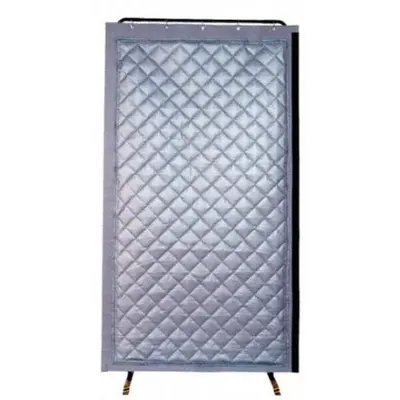 SINGER SAFETY Acoustic Panel: 0.7 NRC, 4 1/2 ft Overall Wd, 8 ft Overall Lg, 1 in Thick - Track-Mounted Hanging Acoustic Curtains