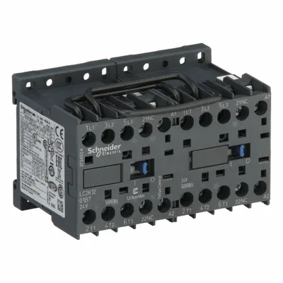 SCHNEIDER LC2K1201B7 Miniature Reversing IEC Contactor - Miniature, Reversing IEC Contactors