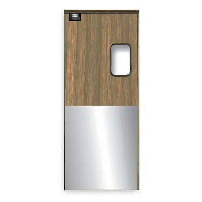 TMI Swinging Door: Laminate, 1 Doors, Natural Wood, 3 ft Door Wd, 7 ft Door Ht - Insulated Swinging Doors