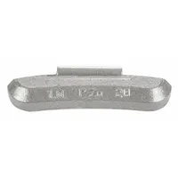 PERFECT EQUIPMENT Clip-On Wheel Weight: Wheel Weights, Clip-On, Steel, P, Passenger Cars, Zinc (MPN P200ZU)