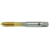 OSG Spiral Point Tap: 7/16"-20 UNF, H11, 3 Flute, Plug Chamfer, TiN Coated Cobalt (MPN 1101514205)