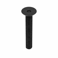 Socket Flat Head Screw: 1/4"-20 Thread Size, 1 1/2 in Lg, Flat, Black Oxide, Alloy Steel, 100 PK (MPN 25C150KFC)