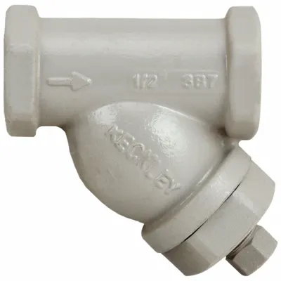 KECKLEY 1/4 in NPT Carbon Steel Y Strainer with 0.0625 in Perforated Screen - Carbon Steel Y Strainers