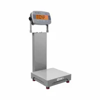 B-TEK Industrial Bench Scale: 12 in x 12 in, IP54, Column-Mounted, DuraShield, Carbon Steel (MPN NB-BC-1212-100-SP-COMPLETE)