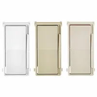LEVITON Lighting Dimmer: Fluorescent/LED, 1-Pole, 3-Way, 120/277V AC, 10 A, Ivory/Light Almond/White (MPN DS710-10Z)