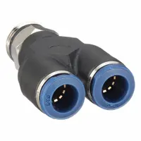 AIGNEP USA Push-Fit Wye Fitting: 1/2 in OD x 1/2 in OD Size, Push-to-Connect x Push-to-Connect (MPN 85320-08-08)