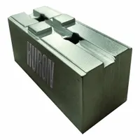 HURON Lathe Jaw: Square, Tongue and Groove, Aluminum, For 8 in Chuck, 1.88 in Ht (MPN A8MSHO)
