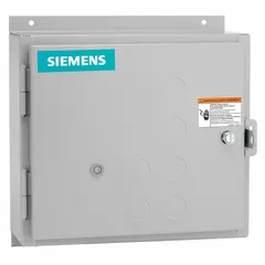 Enclosed non-reversing starter with electronic overload for three-phase motor control. NEMA Size 4, 135 A, 3 poles, 24V AC coil. Includes screw terminals, pilot light, and two 1NO auxiliary contacts. Suitable for starting and protecting motors in industrial applications such as conveyors, pumps, and compressors.