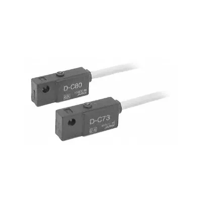 SMC Reed Switch: D-B54L, Prewired, Normally Open, Composite, For 20 to 63mm Bore Dia - Reed Switch Pneumatic Position Sensors