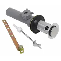 AMERICAN STANDARD Drain Assembly: Plastic, Chrome, 1 1/4 in Overall Dia, Slip, 1 1/4 in Pipe Dia (MPN M953465-0020A)