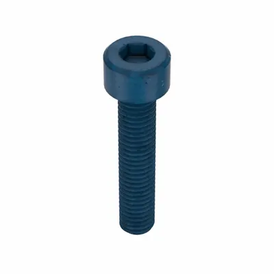 METRIC BLUE Socket Head Cap Screw: M5x0.80 Thread Size, 25 mm Lg, Std, Blue Phosphate - Metric System Standard Socket Head Cap Screws