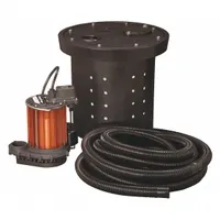 LIBERTY PUMPS Sump Pump System: 7 gal Basin, 1/3 hp, 35 gpm @ 10' of Head, 34 ft Max. Head, 1/2 in (MPN CSP-257)