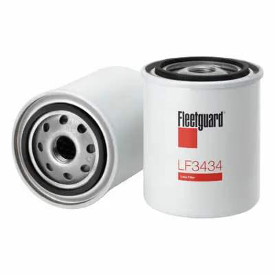 FLEETGUARD Automotive Oil Filter: 3/4"-16 UNF-2B Thread Size, 5 7/8 in Overall Ht - Spin-On Oil Filters