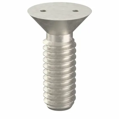 TAMPER-PRUF SCREW Tamper Resistant Screw: #8-32 Thread Size, 1/2 in Lg, Stainless Steel, Plain - Flat Head Tamper-Resistant Machine Screws