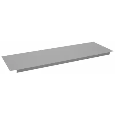 TENNSCO Workbench Shelf: 60 in Overall Wd, 20 in Overall Dp, Gray, Steel - Shelves for Workbenches