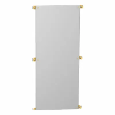 HAMMOND Inner Panel: Back Panel Panel, 78 in Overall Ht, 44 in Overall Wd, Steel - Interior Mounting Panels