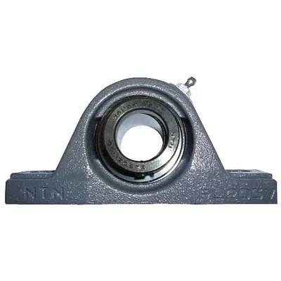 NTN Pillow Block Bearing: 2 in Bore, Cast Iron, Eccentric Collar, 2 1/2 in Shaft Ht - General Purpose Pillow Block Ball Bearings