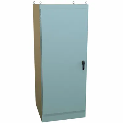 HAMMOND Electrical Enclosure: Steel, 90 in x 36 in x 36 in, NEMA 12, Solid Cover - Steel Dust-Tight Enclosures