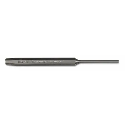 PROTO Pin Punch: 3/32 in Tip Dia, 1/4 in Shank Wd, 4 1/4 in Overall Lg, Hexagon - Roll-Pin Removing Punches