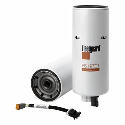 FLEETGUARD Automotive Fuel/Water Separator: Spin-On, 17 in Overall Lg - Spin-On Fuel/Water Separators