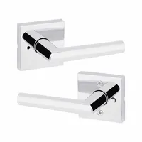 KWIKSET Door Lever Lockset: Privacy Lever Locksets, Chrome, ADA Compliant (MPN 730MIL-SQT-26-6AL-RCS)