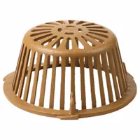 JAY R. SMITH MFG. CO Dome Strainer: 11 1/8 in Overall Dia, 5 1/4 in Overall Ht, Cast Iron, Flanged (MPN 1010CID)