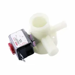 OEM replacement drain valve for humidifiers. Overall width 3 1/8 in, overall height 4 3/8 in. Compatible with model 136798P2 and part 40LY23. Used to control condensate discharge in HVAC and precision cooling systems.