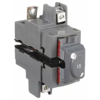 Miniature Circuit Breaker: 15 A Amps, 120/240V AC, 1.5 in Wd, 10kA at 120/240V AC, 2 Poles (MPN UBIP215)