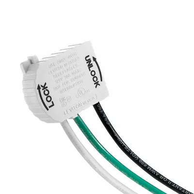 LEVITON Receptacle Wiring Module: Lev-Lok - Snap-In Wiring Modules