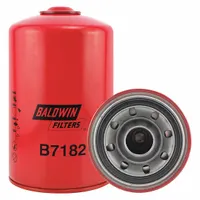 BALDWIN FILTERS Oil Filter: B7182, 1 1/2"-16 Thread Size, 8 7/8 in Overall Ht, 5 3/8 in Outside Dia