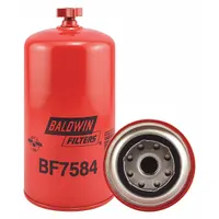 BALDWIN FILTERS Fuel Filter: Spin-On, 4 1/4 in Outside Dia, 7/8"-14 Thread Size, Cellulose, Navistar (MPN BF7584)