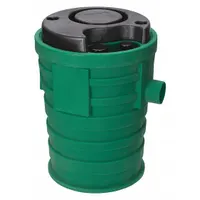 LITTLE GIANT Sewage Basin: 41 gal Capacity, Plastic, 22 in Dia. x 32 9/16 in H, For 1 Pumps, PPS3V3D (MPN 513613)