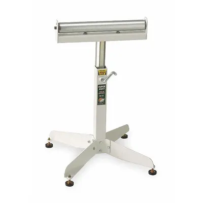 OEM Material Support Stand: 16 in Roller Wd - Flat Roller Material Support & Transfer Stands
