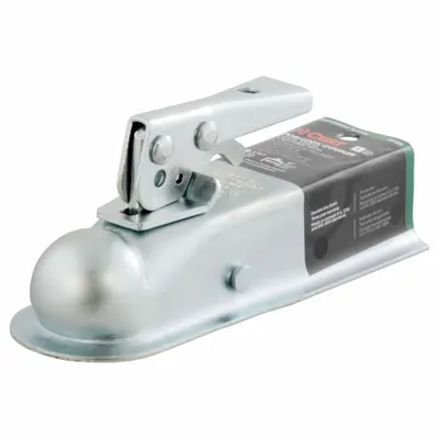 CURT Towing Coupler: Straight-Tongue Coupler, I, 2,000 lb Gross Towing Wt Capacity - Straight-Tongue Couplers