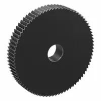 Hubless metric ratchet with 80 teeth, 15 mm bore diameter, and 80 mm outside diameter. Made of black oxide-coated steel with induction-hardened teeth. Used in indexing, positioning, and one-way clutch mechanisms for industrial machinery such as conveyors and packaging equipment