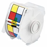 Pre-Cut Label Stock Roll: No Legend, NFPA Diamond, 2 1/4 in x 2 1/4 in, 2 1/4 in x 2 1/4 in, Vinyl (MPN 115773)