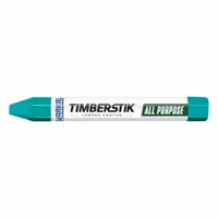 MARKAL Marking Crayon: Clay, Soft, Paper, Green, -20°F to 150°F, Green, 12 PK (MPN 80356G)