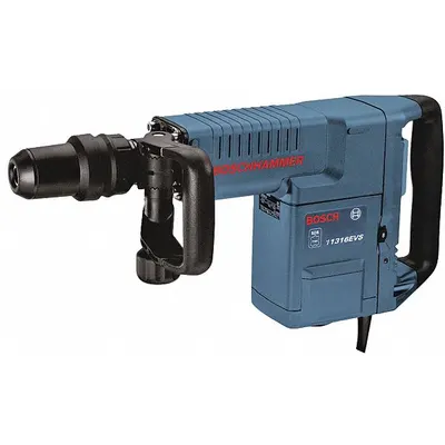 BOSCH Demolition Hammer Kit: Corded, Chipper, SDS-Max, 12.4 ft-lb, 1,890 bpm - Chipper-Style Corded Demolition Hammers