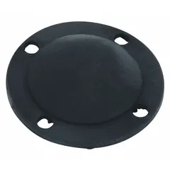 This push button assembly is a replacement part for flush valves in toilet systems. It is compatible with Bradley series flush valves and is used to actuate the flushing mechanism in commercial and institutional restroom fixtures.