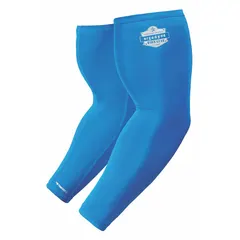 Evaporative-cooling arm sleeves that activate with water to reduce heat stress in hot industrial environments. Suitable for use in foundries, steel mills, and outdoor work sites where protection from radiant heat is needed. Size 2XL.