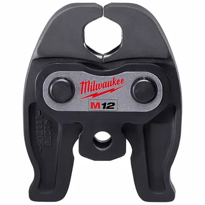 MILWAUKEE Press Jaw: 3/4 in Pipe, Copper (Plumbing)/Stainless Steel - Jaws for Compact Press Tools