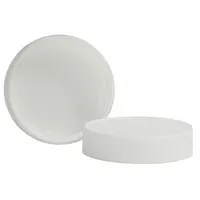 Cap: 58 mm Dia, White, Polypropylene, Unlined, 58-400 mm Screw Closure Size, Autoclavable, Colored (MPN CAP-00398)