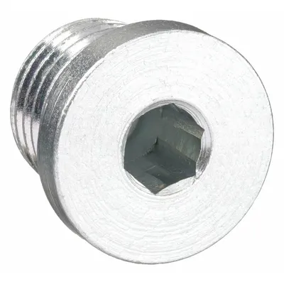 AEROQUIP Hydraulic Hose Plug: Carbon Steel, 1/4 in Fitting Size - Hydraulic Hose Plugs