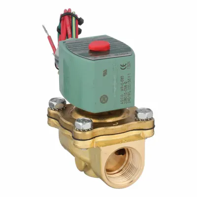 REDHAT Solenoid Valve: 2-Way, Normally Closed, 3/4 in Pipe Size, 220V AC/240V AC - 2-Way/2-Position, Normally Closed Solenoid Valves