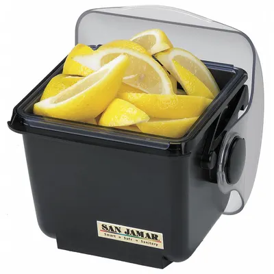 SAN JAMAR Condiment Center: 1 qt Capacity, 1 Compartments, 8 1/4 in Overall Ht - Condiment Bars